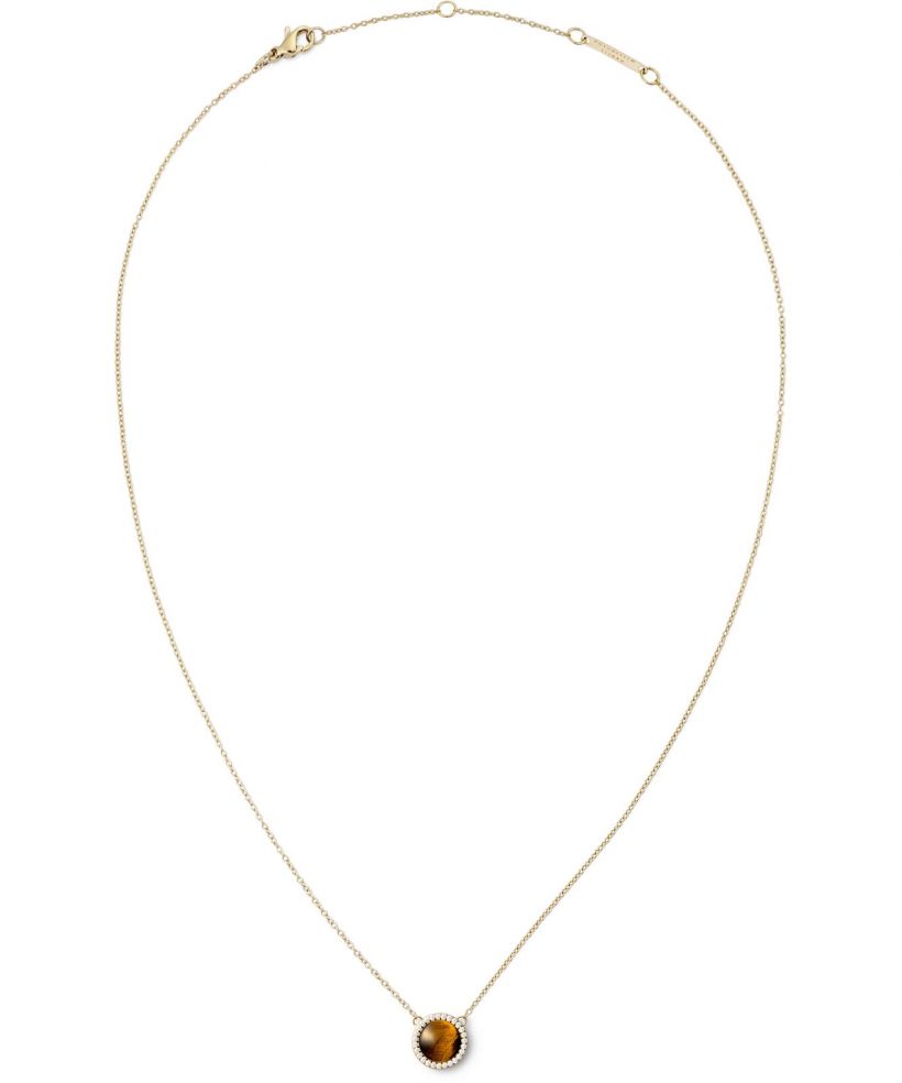 Colier Daniel Wellington Audrey Tiger Eye Gold