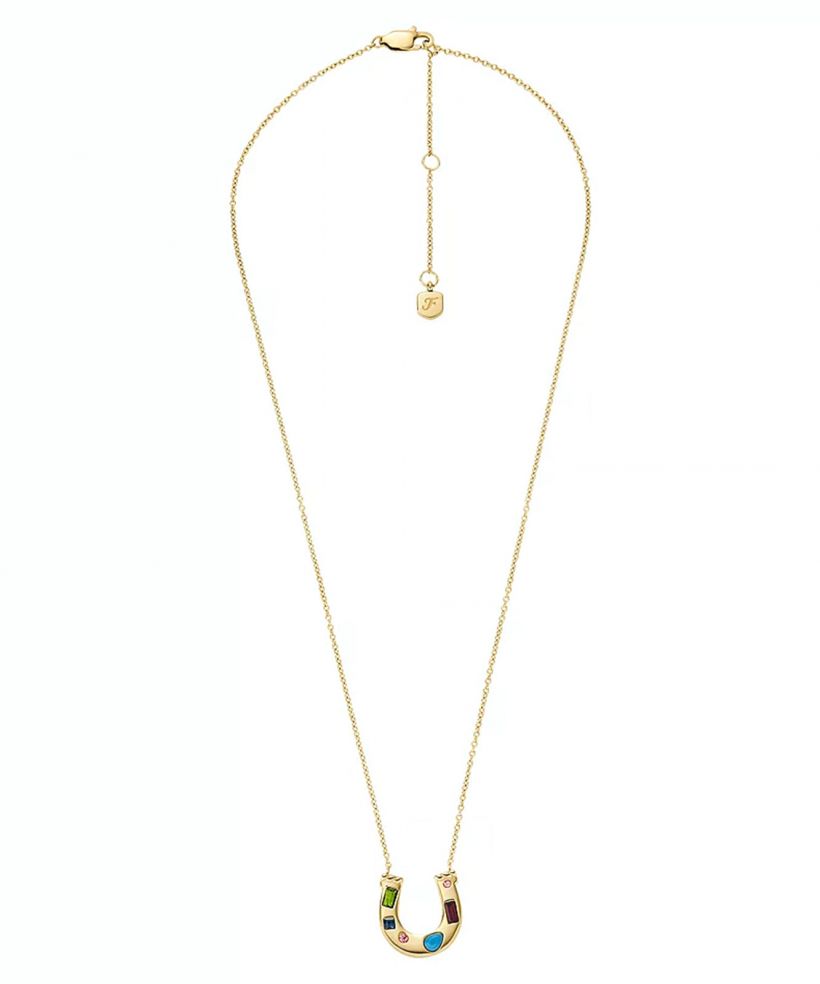 Colier Fossil Sutton The Good Luck Gold-Tone