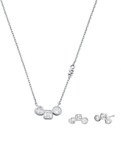 Colier Michael Kors Premium Silver SET