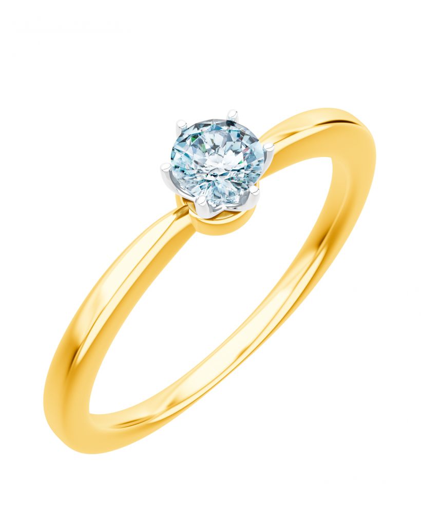Inel Bonore - Aur 585 - Diamant 0,4 ct
