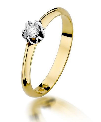 Inel Bonore - Aur 585 - Diamant 0,1 ct