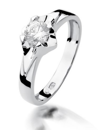 Inel Bonore - Aur Alb 585 - Diamant 0,5 ct