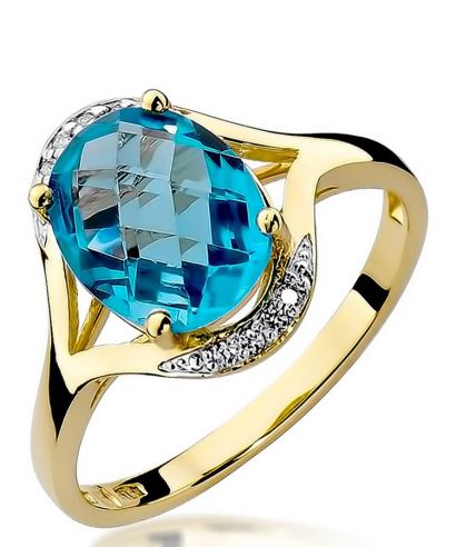 Inel Bonore - Aur 585 - Topaz 3 ct