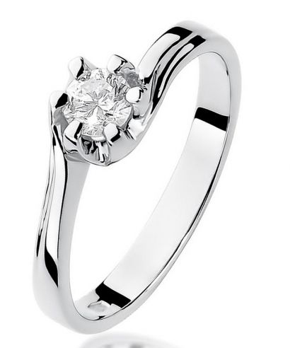 Inel Bonore - Aur Alb 585 - Diamant 0,3 ct