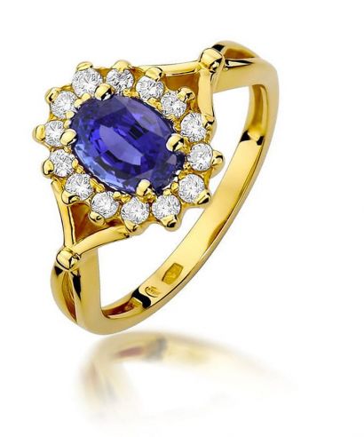 Inel Bonore - Aur 585 - Tanzanit 0,7 ct