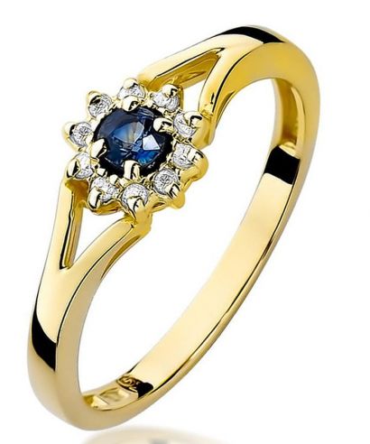 Inel Bonore - Aur 585 - Safir 0,1 ct
