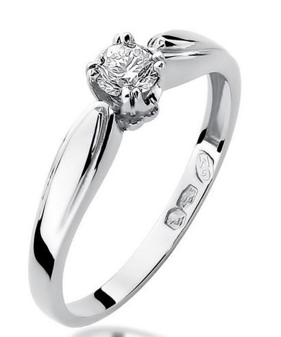 Inel Bonore - Aur Alb 585 - Diamant 0,24 ct
