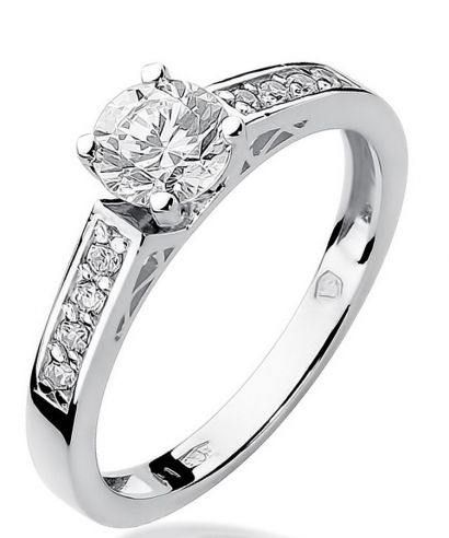 Inel Bonore - Aur Alb 585 - Diamant 0,3 ct