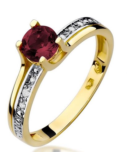 Inel Bonore - Aur 585 - Grenadă 0,6 ct