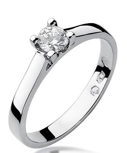 Inel Bonore - Aur Alb 585 - Diamant 0,3 ct
