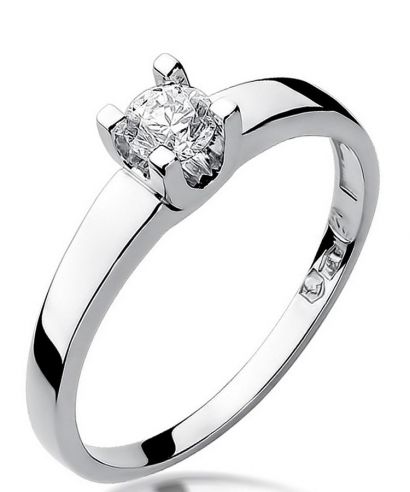 Inel Bonore - Aur Alb 585 - Diamant 0,3 ct