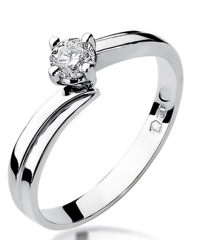 Inel Bonore - Aur Alb 585 - Diamant 0,3 ct