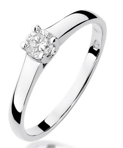 Inel Bonore - Aur Alb 585 - Diamant 0,2 ct
