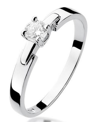 Inel Bonore - Aur Alb 585 - Diamant 0,2 ct