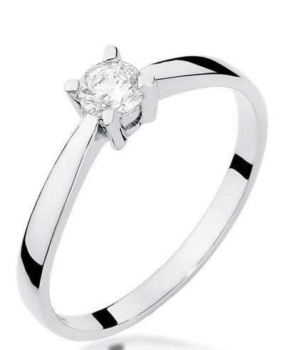 Inel Bonore - Aur Alb 585 - Diamant 0,2 ct