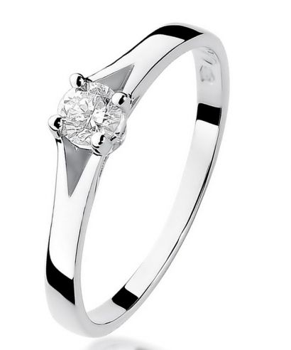 Inel Bonore - Aur Alb 585 - Diamant 0,2 ct