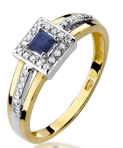 Inel Bonore - Aur 585 - Safir 0,2 ct