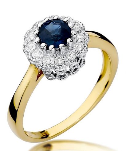 Inel Bonore - Aur 585 - Safir 0,5 ct
