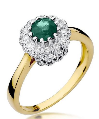 Inel Bonore - Aur 585 - Smarald 0,5 ct