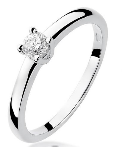 Inel Bonore - Aur Alb 585 - Diamant 0,2 ct