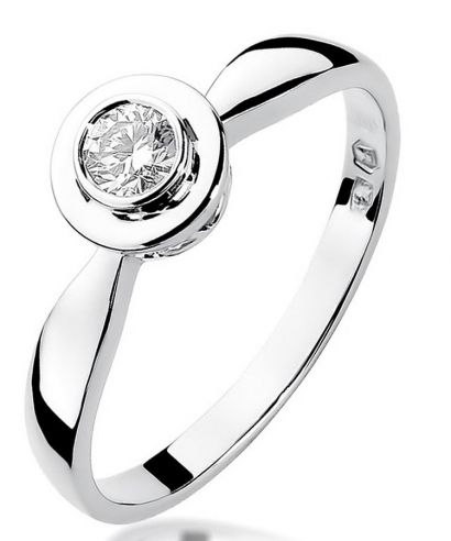 Inel Bonore - Aur Alb 585 - Diamant 0,15 ct
