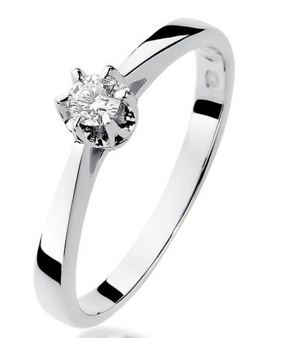 Inel Bonore - Aur Alb 585 - Diamant 0,12 ct