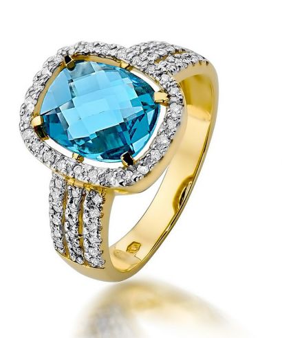 Inel Bonore - Aur 585 - Topaz 3 ct