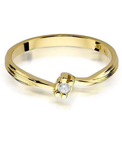 Inel Bonore - Aur 585 - Diamant 0,04 ct