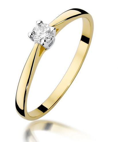 Inel Bonore - Aur 585 - Diamant 0,15 ct