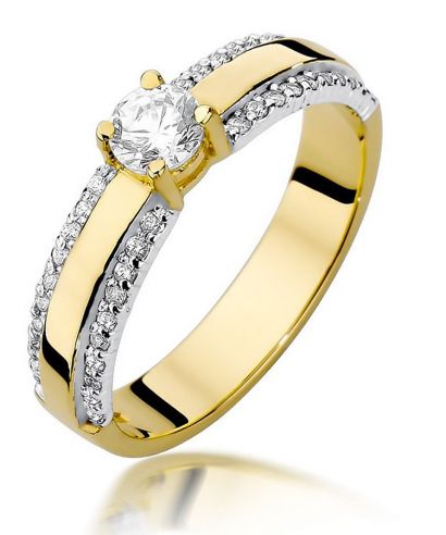 Inel Bonore - Aur 585 - Diamant 0,25 ct
