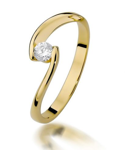 Inel Bonore - Aur 585 - Diamant 0,15 ct