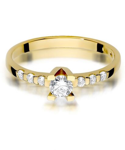 Inel Bonore - Aur 585 - Diamant 0,25 ct