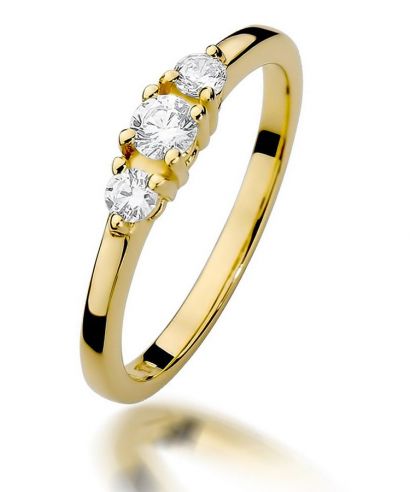 Inel Bonore - Aur 585 - Diamant 0,15 ct