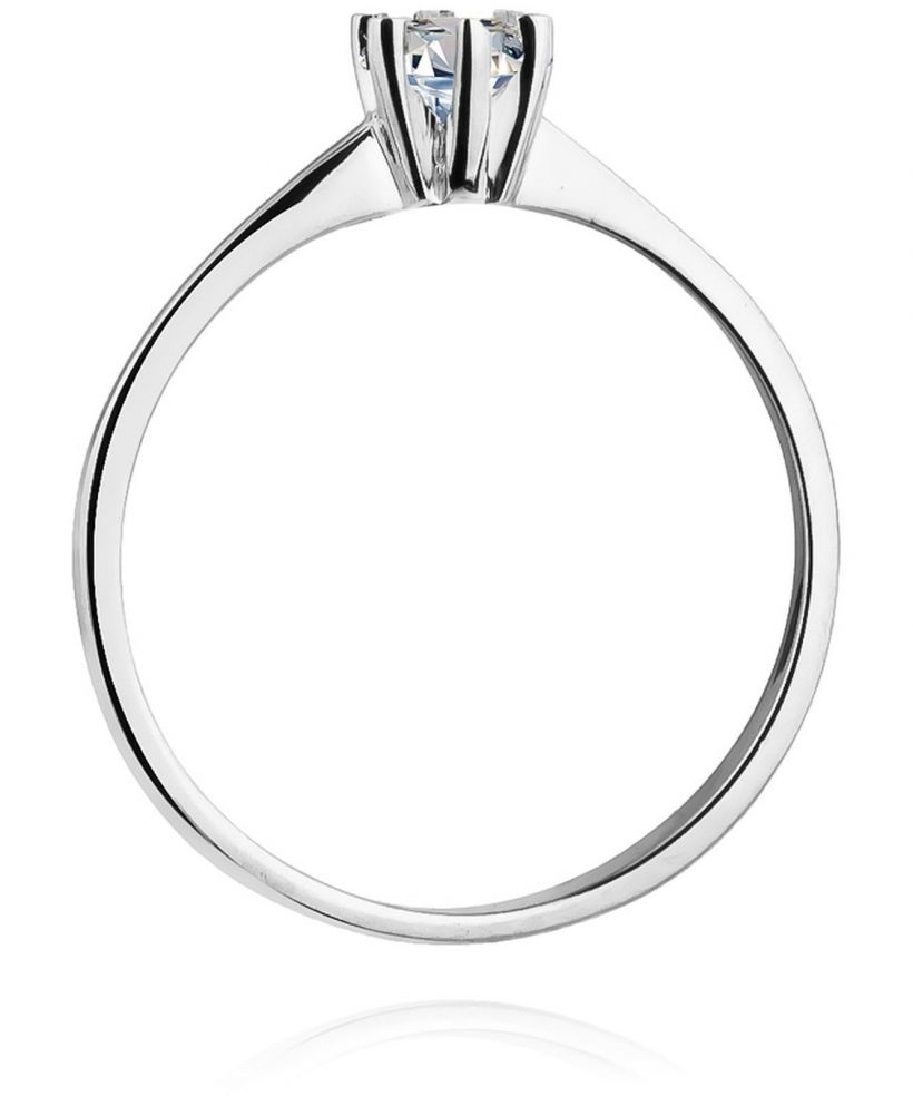 Inel Bonore - Aur Alb 585 - Diamant 0,23 ct
