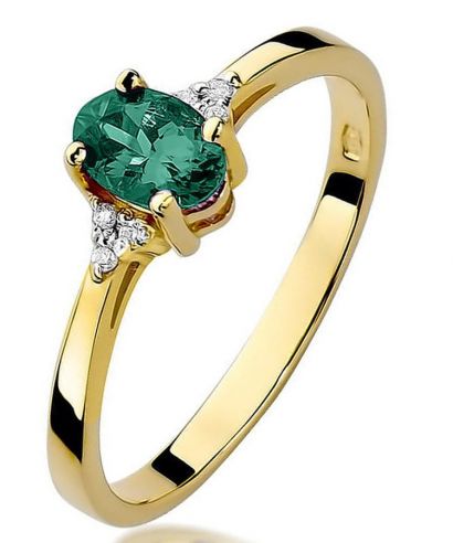 Inel Bonore - Aur 585 - Smarald 0,4 ct