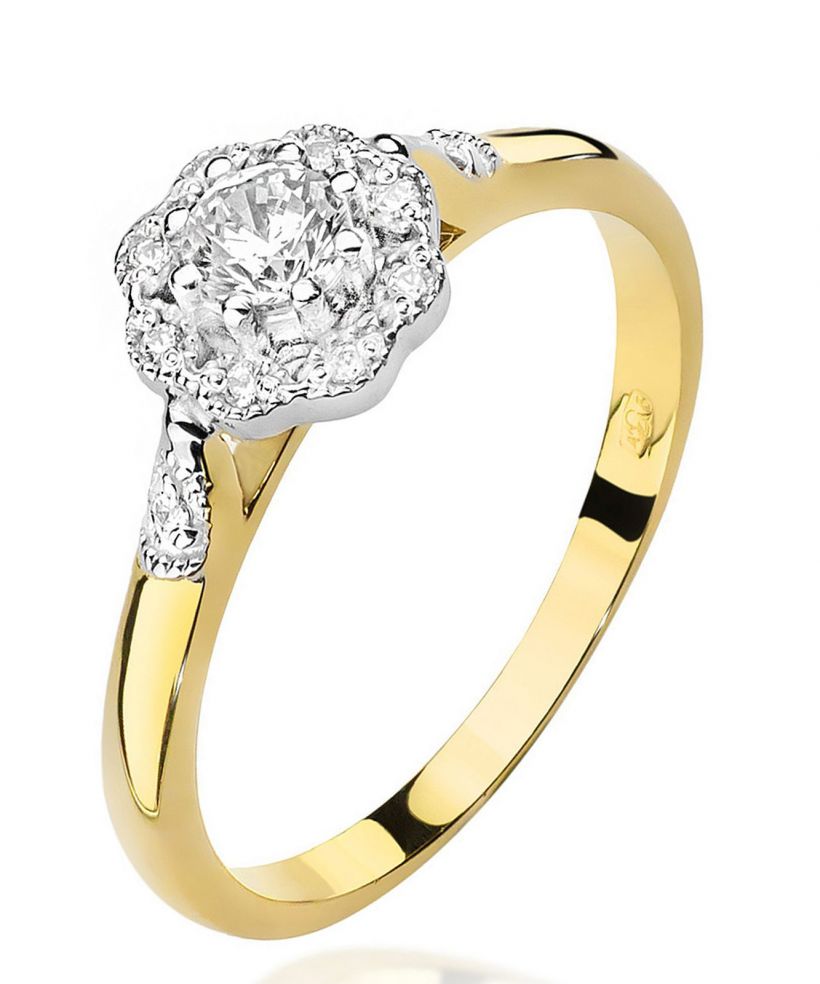 Inel Bonore - Aur 585 - Diamant 0,23 ct