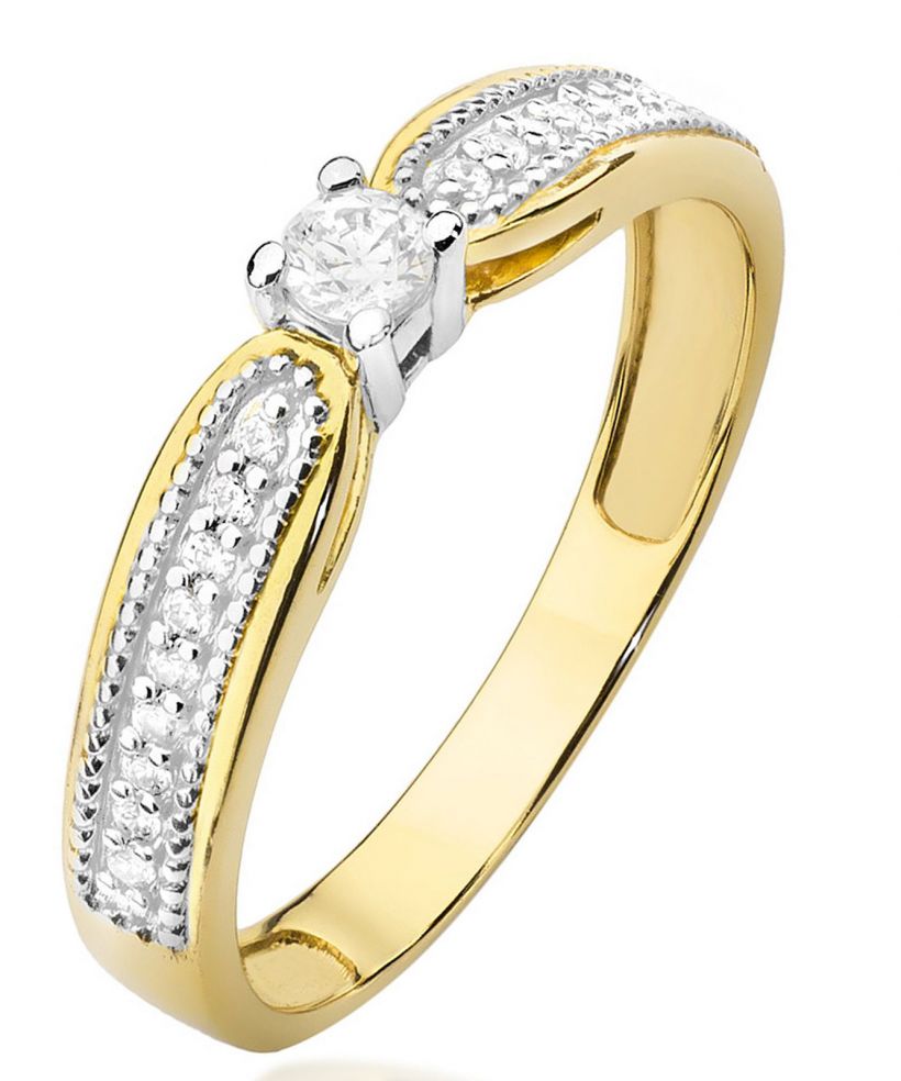 Inel Bonore - Aur 585 - Diamant 0,08 ct