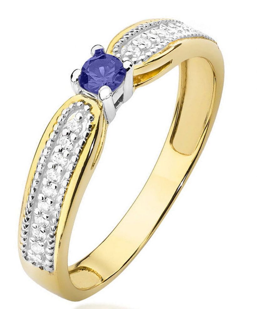 Inel Bonore - Aur 585 - Tanzanit 0,15 ct