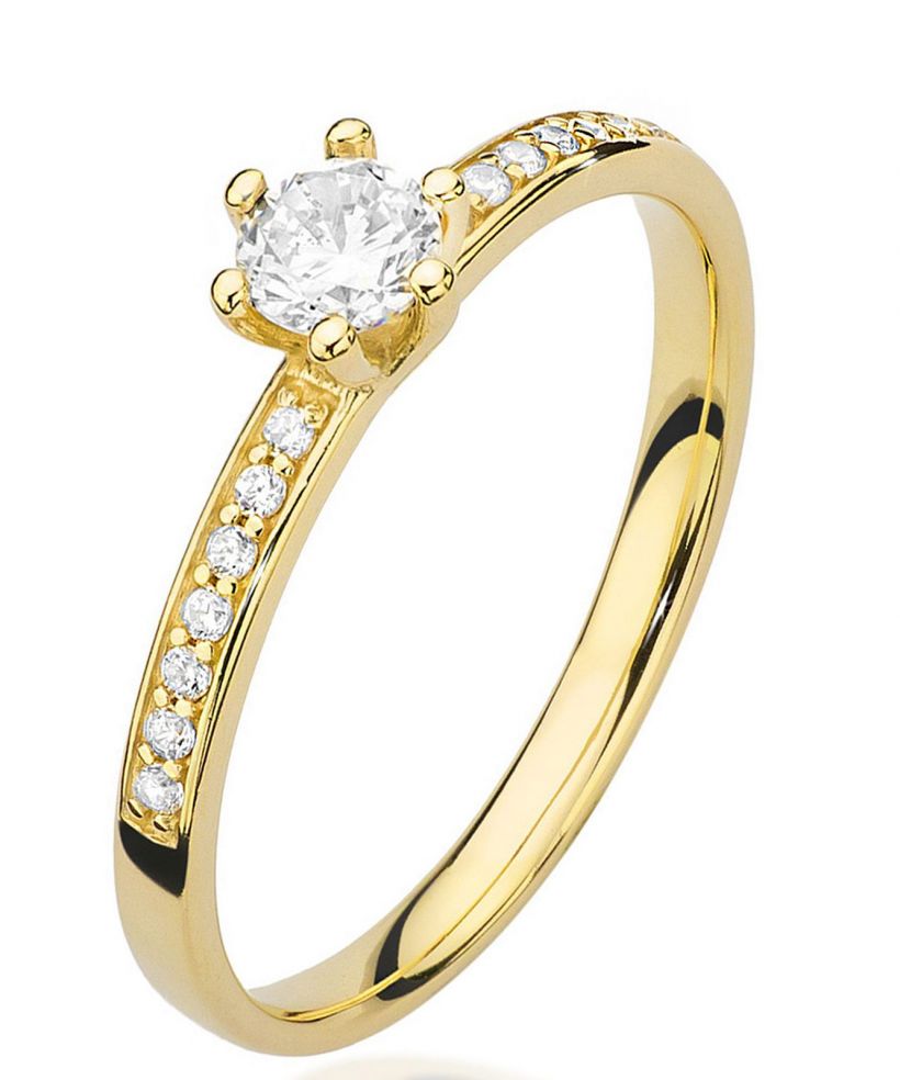 Inel Bonore - Aur 585 - Diamant 0,25 ct
