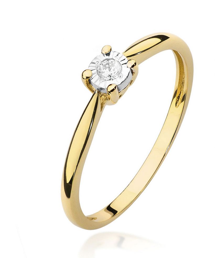 Inel Bonore - Aur 585 - Diamant 0,08 ct