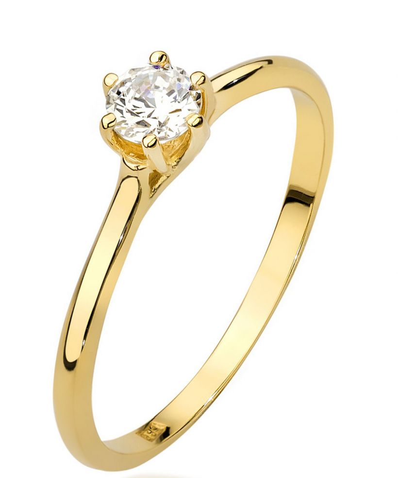 Inel Bonore - Aur 585 - Diamant 0,2 ct