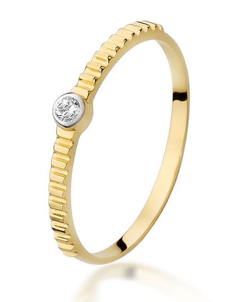 Inel Bonore - Aur 585 - Diamant 0,04 ct