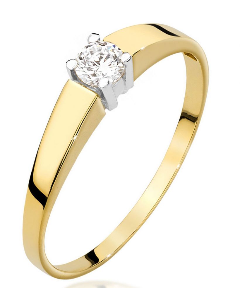 Inel Bonore - Aur 585 - Diamant 0,2 ct