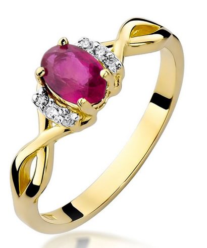 Inel Bonore - Aur 585 - Rubin 0,6 ct