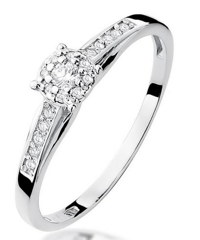 Inel Bonore - Aur Alb 585 - Diamant 0,04 ct