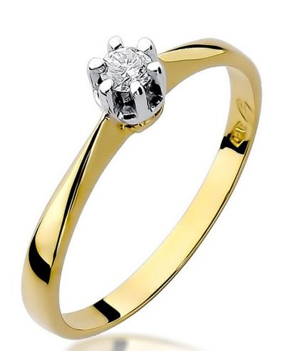 Inel Bonore - Aur 585 - Diamant 0,1 ct