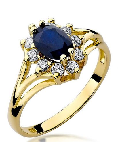 Inel Bonore - Aur 585 - Safir 0,9 ct