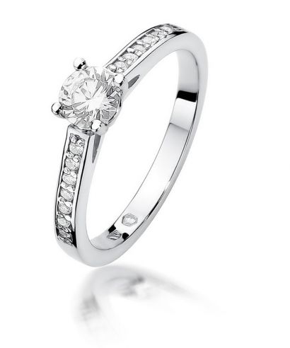 Inel Bonore - Aur Alb 585 - Diamant 0,5 ct