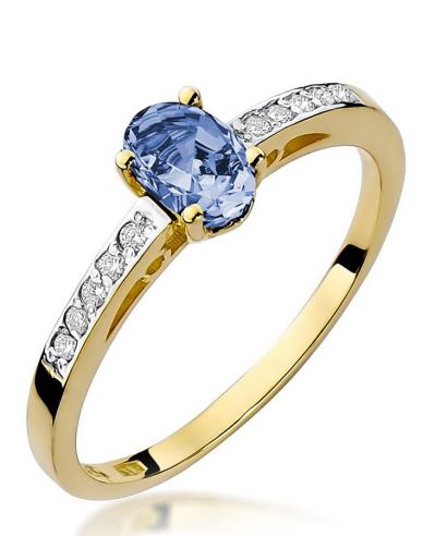 Inel Bonore - Aur 585 - Tanzanit 0,4 ct
