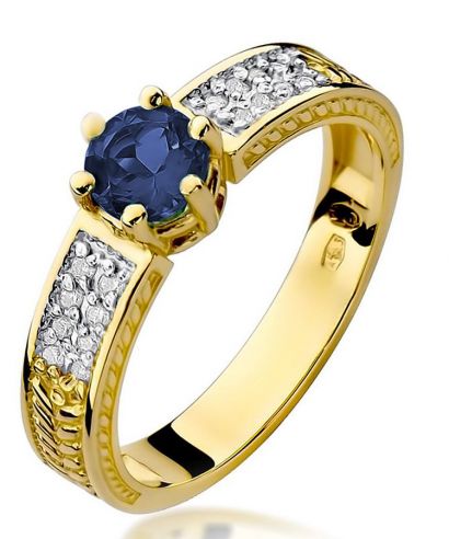 Inel Bonore - Aur 585 - Safir 0,5 ct